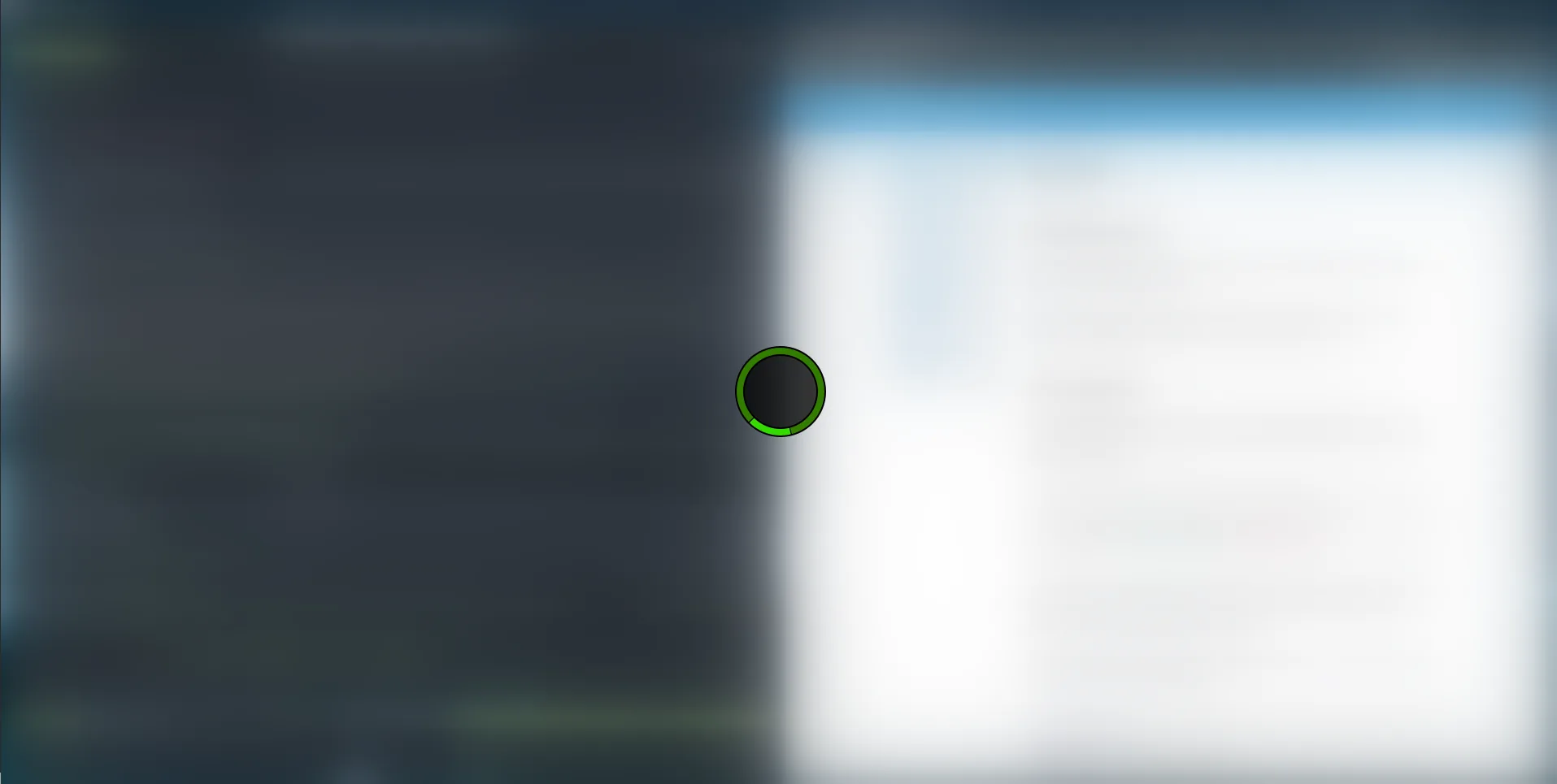 working on docs blurred